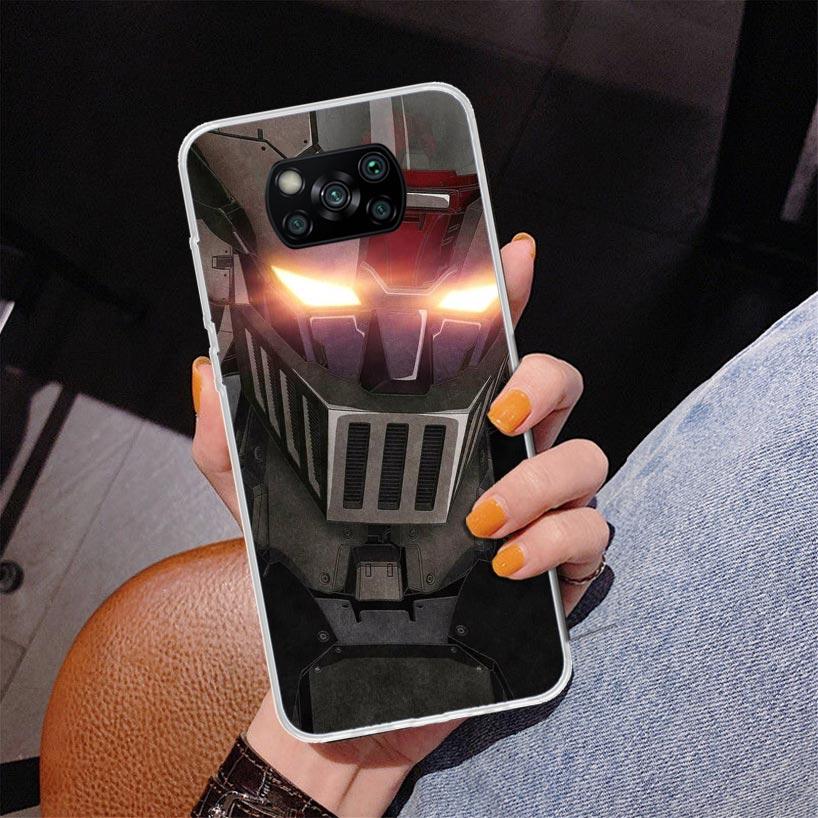 Manga Mazinger Z Anime Phone Case For Xiaomi Poco X7 X6 X5 Pro F7 Ultra Redmi 15C 15 13C 13 12C 12 10 10A 10C 9 9A 9C 9T Cover P
