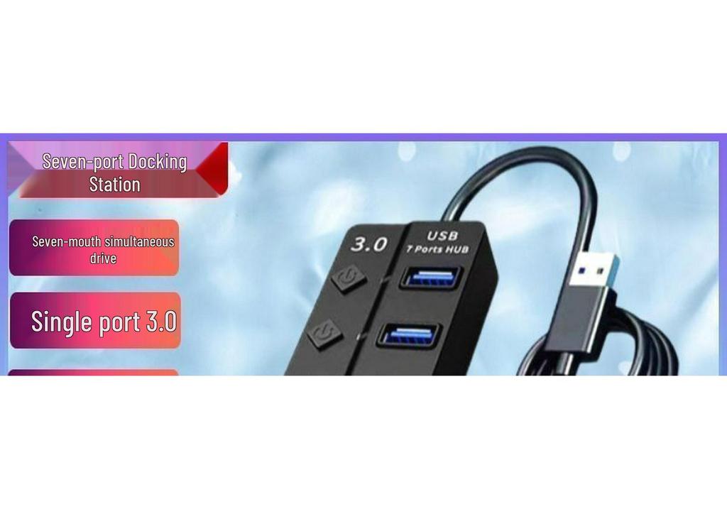 Семипортовая USB 3.0 док-станция с независимыми переключателями