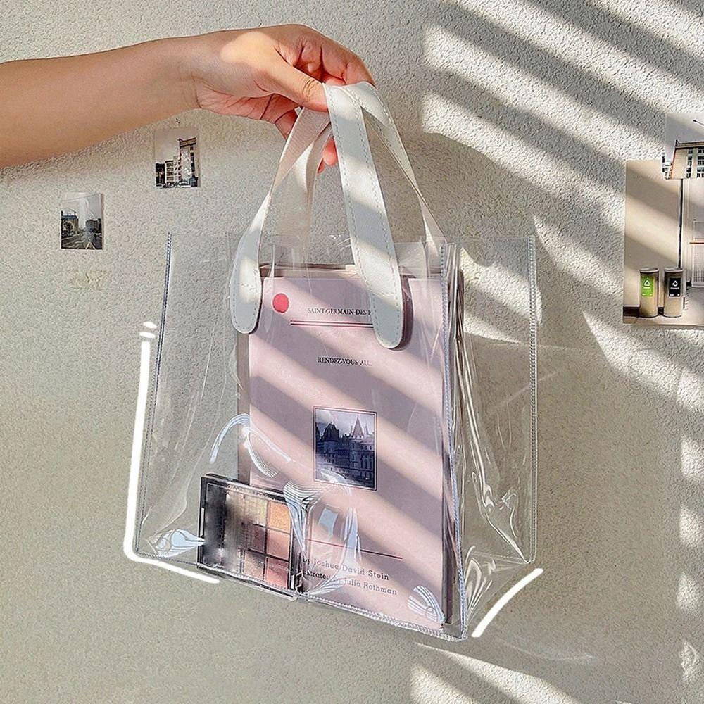 Сумки Сумки для хранения Свадебные подарочные сумки ПВХ Прозрачные сумки Сумки-тоут Женские косметички