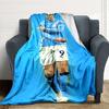 Haalands Dynamic Collage Blankets Flannel Printed Breathable Warm Throw Blanket for Home Office Bedspreads 0708a78