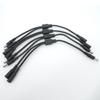 18awg 10A 1-36v 2 Way 1 Male Female To 2 Male Female DC Power Supply CCTV Camera Cable 5.5mmx2.1mm Splitter Connector Plug Extension