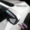2 Зеркала заднего вида бокового вида автомобиля Дождевая бровь Козырек Блестящий вид Стразы Солнцезащитный козырек Снежный козырек Погодный щиток Накладка Автоаксессуары