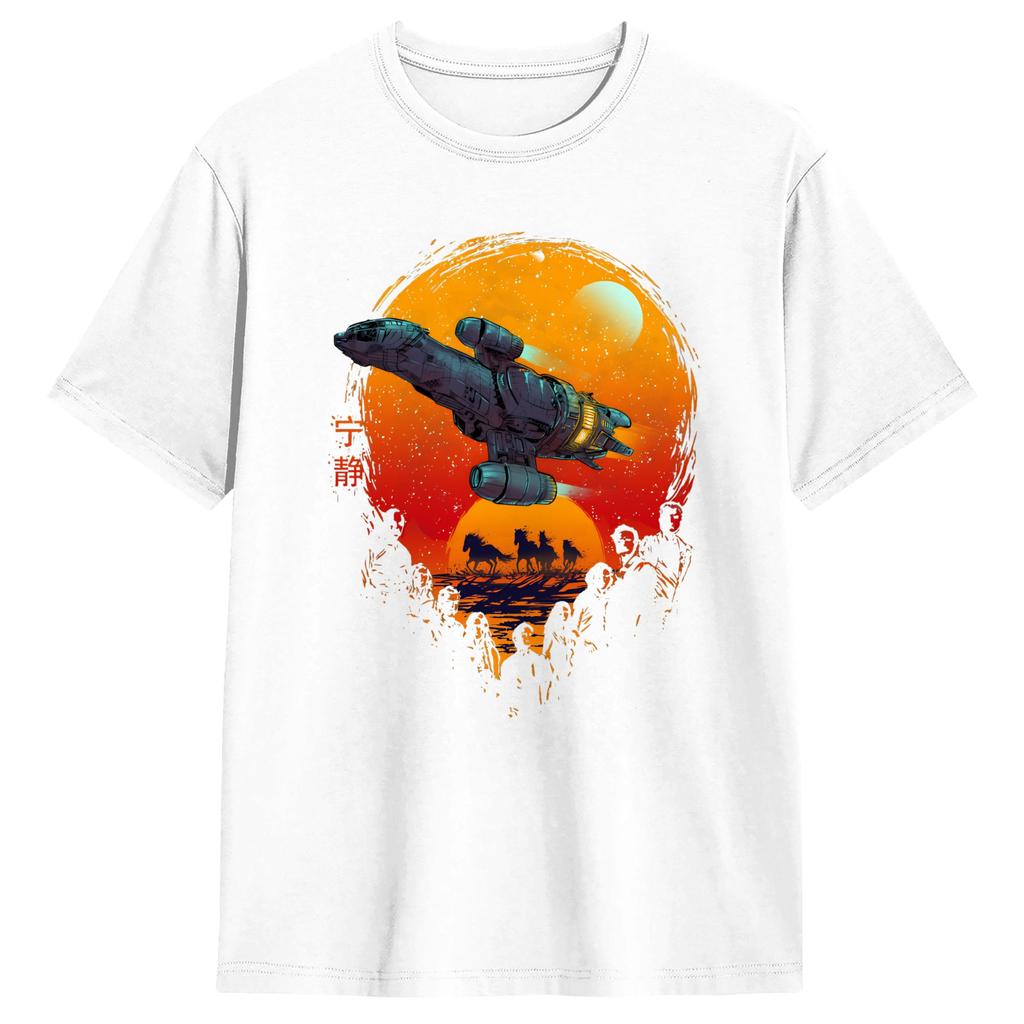 Firefly Serenity Cant Take The Sky From Me Unisexs T Shirts Novelty Tees Short Sleeve Round Collar TShirts Pure Cotton Clothes