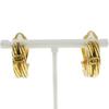 COCO Mark Earring Loop Vintage Plated Gold 11g Women Used