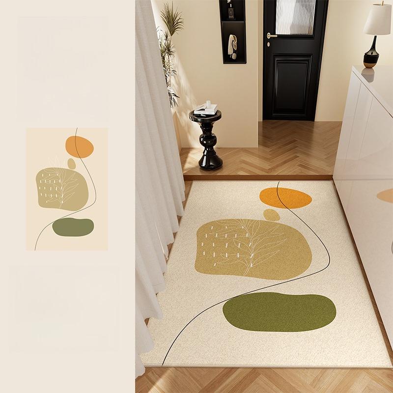 Flower Pattern Rugs for Bedroom Large Area Living Room Decoration Waterproof Carpet Washable Lounge Floor Mat Home Anti-slip Rug