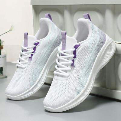 Обувь Женская весенняя повседневная обувь на одинарной платформе Все модные женские туфли Легкая спортивная обувь на мягкой подошве