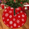 Юбка «Рождественская елка», яркий цвет, простая установка, снежинка, принт лося, круглый большой коврик для рождественской елки, декор