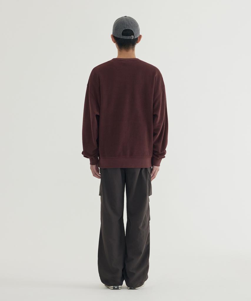 COVERNAT Inside Out Arch Logo Sweatshirt Melange Gray
