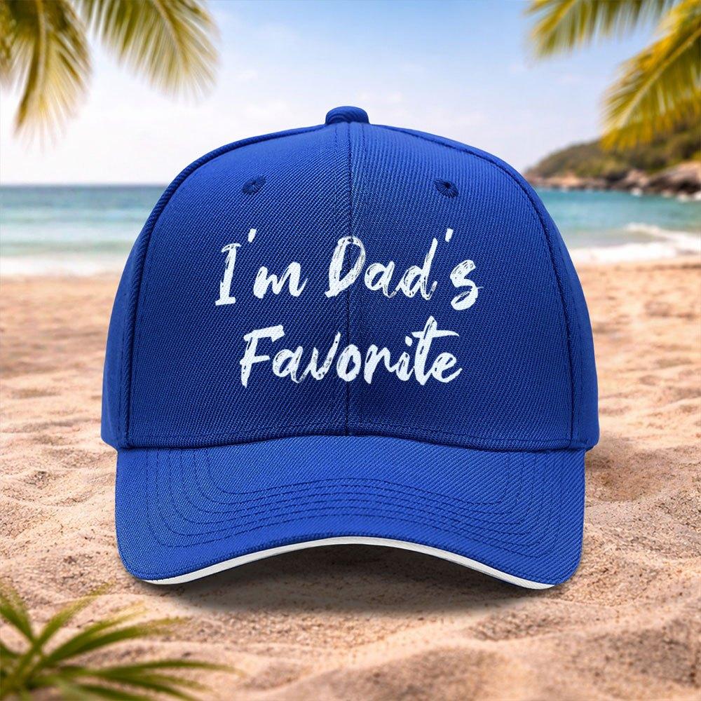 IM Dads Favorite Baseball Cap Lightweight Adjustable Unisex Cap for Running Fitness Outdoor Activities