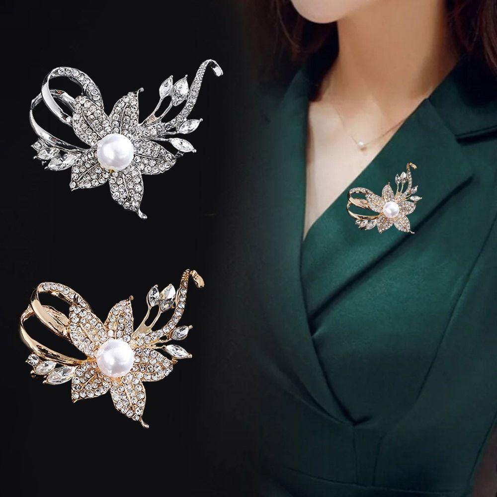 Jewelry Gifts Lapel Pins Flowers Badge Sweater Brooch Elegant Brooch Pins Women