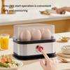 Mini Egg Cooker, Single Layer Transparent Lid, Large Capacity Steamed Egg Maker, Kitchen Home Small Appliance