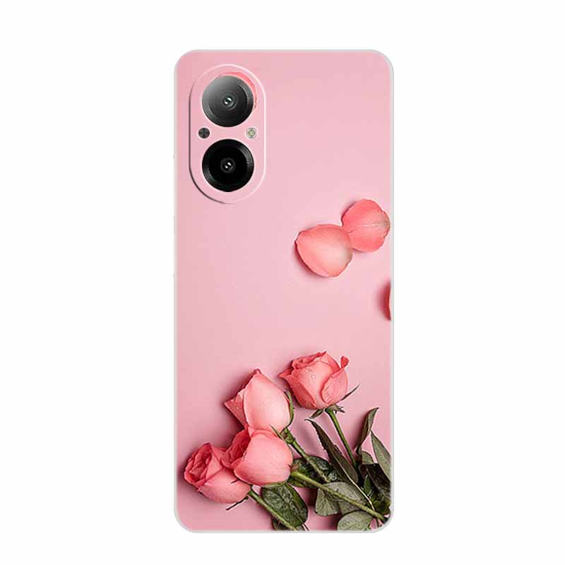 Для Realme C67 4G Чехол 6.72" Прозрачный Край Силиконовый Мягкий ТПУ Чехол для Телефона Для Realme C67 4G Задняя Крышка Чехол RealmeC67 C 67 Funda Para