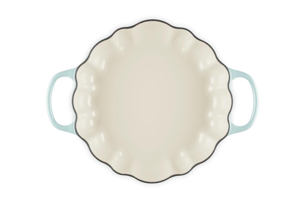 LE CREUSET Чугунная эмалированная кастрюля Signature Buffet Casserole 28 см Sea Salt Induction Духовка совместима с газом [Официальный японский продукт]