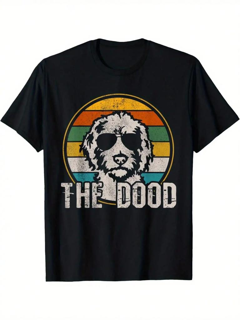 Inspired Retro Goldendoodle Graphic TShirt
