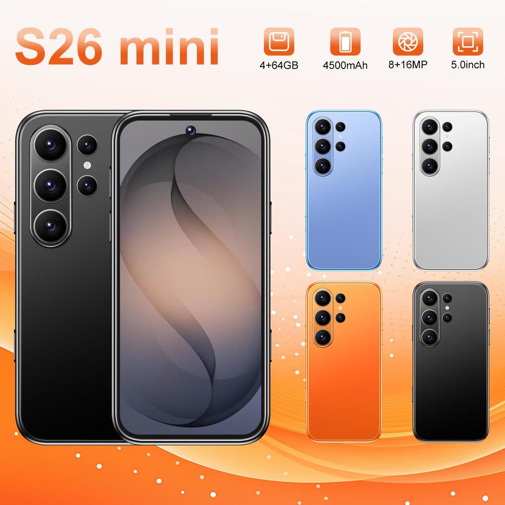 2026 S26mini Android Смартфон - Новый и Запечатанный