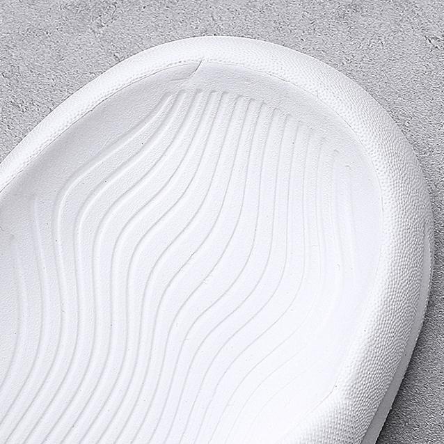 Летние парные уличные пляжные тапочки, повседневные утолщенные парные большие однотонные тапочки на мягкой подошве