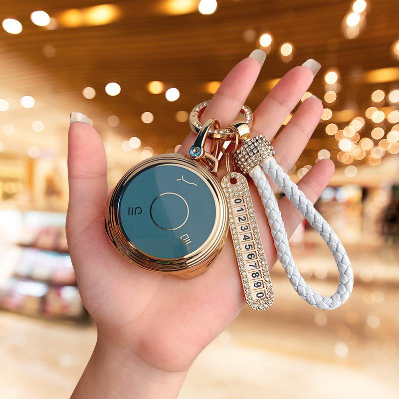 Подходит для автомобиля Nezha V, сумка для набора ключей Nezha U Pro, защита высокого класса, персонализированная пряжка против падения, корпус для новой энергии для мужчин и женщин