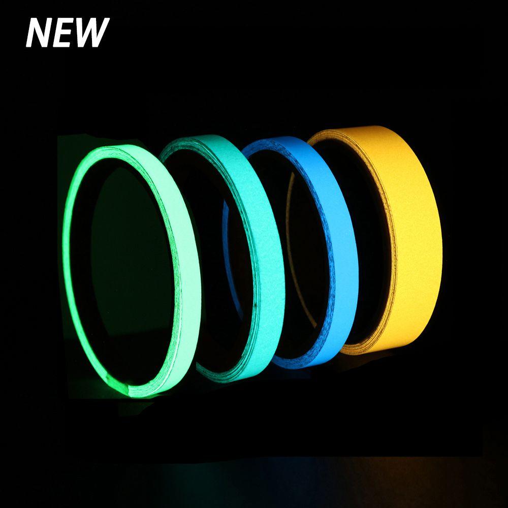 Home Stage Decorations Car Reflective Stripe Green Fluorescent Night Safety Strip Luminous Tape