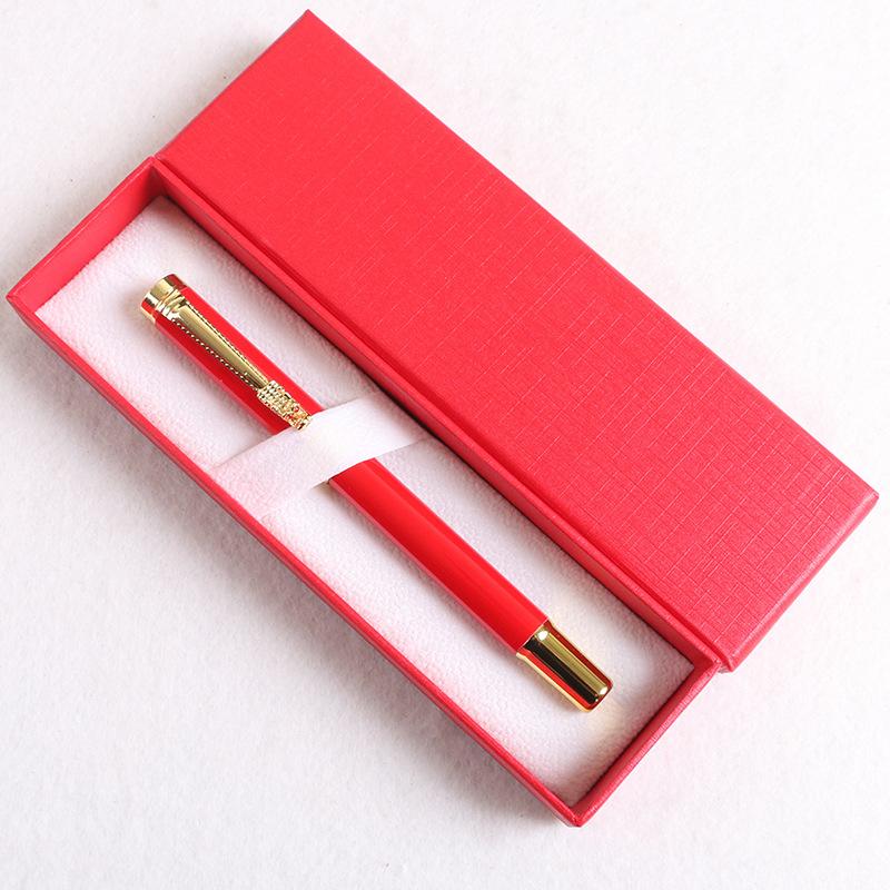 Graduation Gift Pen Gold List Title Pen Good Luck Pen Prayer For Customs Clearance Red Festive Signature Pen Set