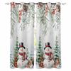 Рождественские ягоды сосна снеговик дерево белка затемняющие шторы для гостиной спальни оконные шторы шторы