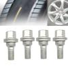 4/8 шт. Колесные гайки болты подходят для Citroen Peugeot 206 207 208 308 407 3008 17 мм ШЕСТИГРАННЫЕ Колесные болты