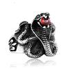 Retro Exaggerated Men's Ring, Cobra, Domineering Men's Trendy Ring Accessory
