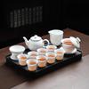 Wo Ding White Porcelain Kung Fu Tea Set