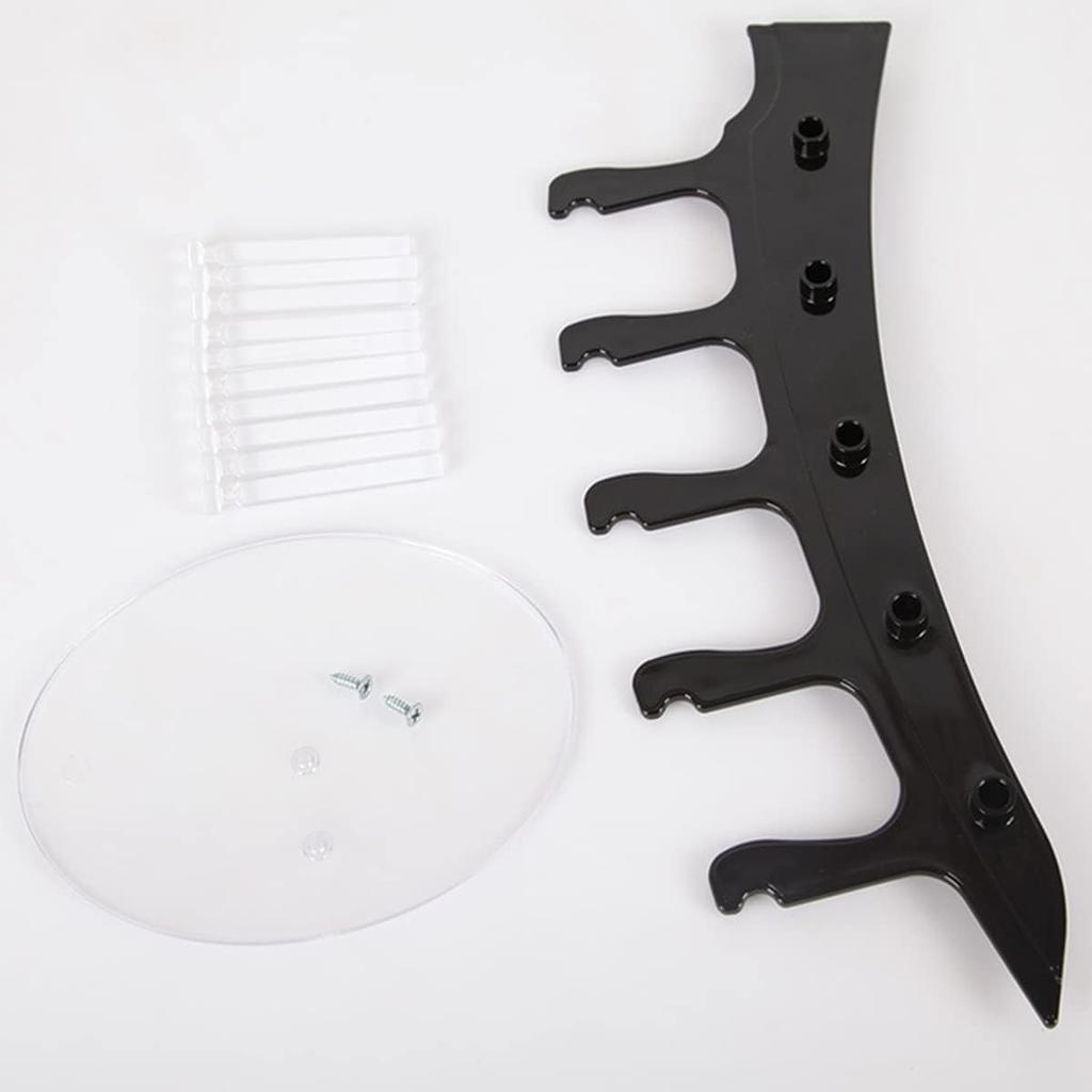 Siawadeky Eyeglass Holds 5 Set of Stylish Sunglasses Storage Easy Plastic Display Eyeglass Display Collection Shop Stand, Glasses, 2, Rack, Assembly,