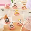 Buddha Style Lotus Pig Car Ornaments Cartoon Capybara Model Figure Tabletop Decoration Office