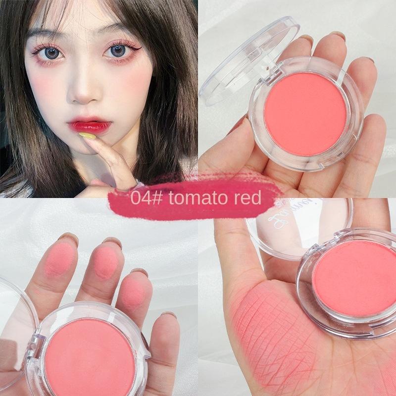 Monochrome Blush Face Brightening Long-lasting Waterproof Developing Nude Makeup Natural Highlights One Disc Beginner Blush Contouring Student Makeup