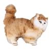 Simulated Cat Plush Toy Realistic Adorable Cat Stuffed Animal Doll Toy Home Decoration Simulated