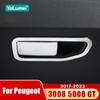 Для Peugeot 3008 5008 GT 2017 2018 2019 2020 2021 2022 2023 Автомобиль Ко-пилот Перчаточный ящик Ручки Декоративные Аксессуары