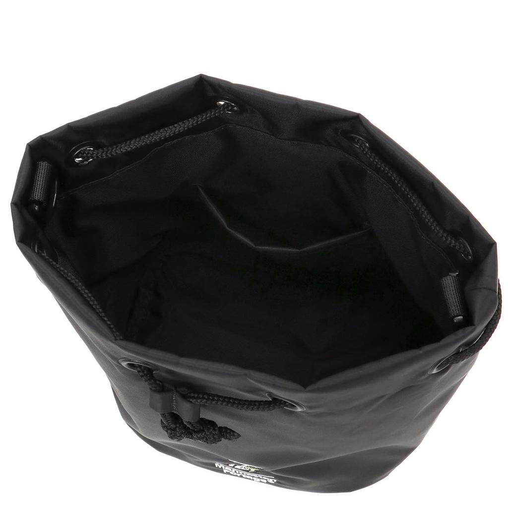 Оригинальная сумка через плечо MP2424PEANUTSFW24 George Drawstring PEANUTS FW2024 Black [Manhattan Portage] [Официальный] St.