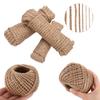 Cat Pet Scratching Jute Hemp Cord String 10/50/100Meter Natural Jute Rope Jute Twine Burlap Ribbon