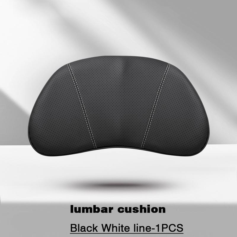 AABKV1 For Porsche Headrest Neck Support Waist Lumbar Cushion Soft Car Seat Neck Pillow Seat Cover Protector original color scheme