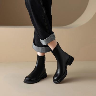 Британский стиль ретро ботинки Мартин женские осень и зима 2025 новые короткие ботинки лето кожа универсальные на толстой подошве тонкие ботинки