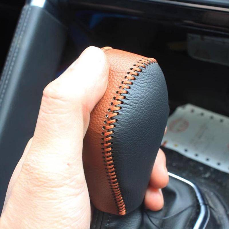 Автомобильный чехол для ручки переключения передач для Renault Koleos Kadjar 2017-кожаный чехол для ручки переключения передач, ручка переключения передач