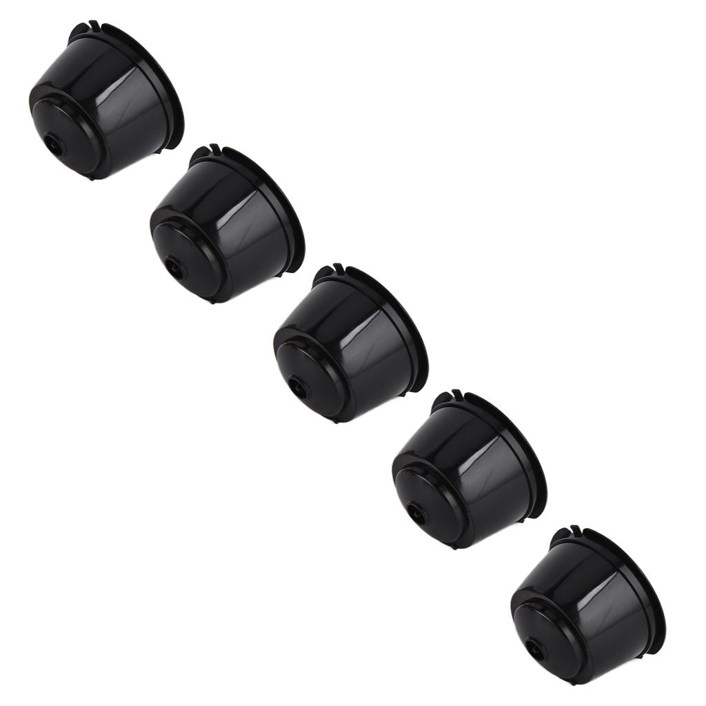 5 шт. 50 мл кофейные капсулы, многоразовая чашка с фильтром для кофе с ложкой для кофемашины DOLCE GUSTO