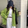 Autumn Women Sweater Knitting Basic Fashion Cardigan Long Sleeve Korea Shirt Loose Casual Show Thin Solid Coat