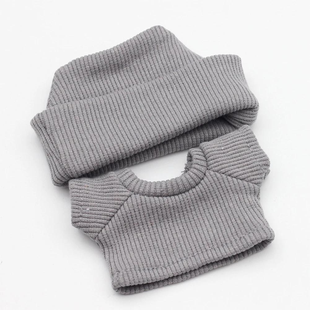 Для кук Labubu 15/17 см Одежда Цветной полосатый костюм-толстовка для Ropa Labubu Запасные декоративные аксессуары