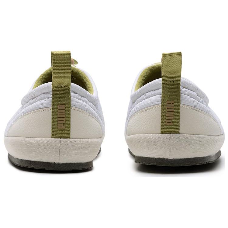 Puma Tuff Padded Plus Van Life Fabric Synthetic Leather Comfortable Lightweight Durable Low Top Casual Shoes Unisex Casual Shoes White Green 393971-01