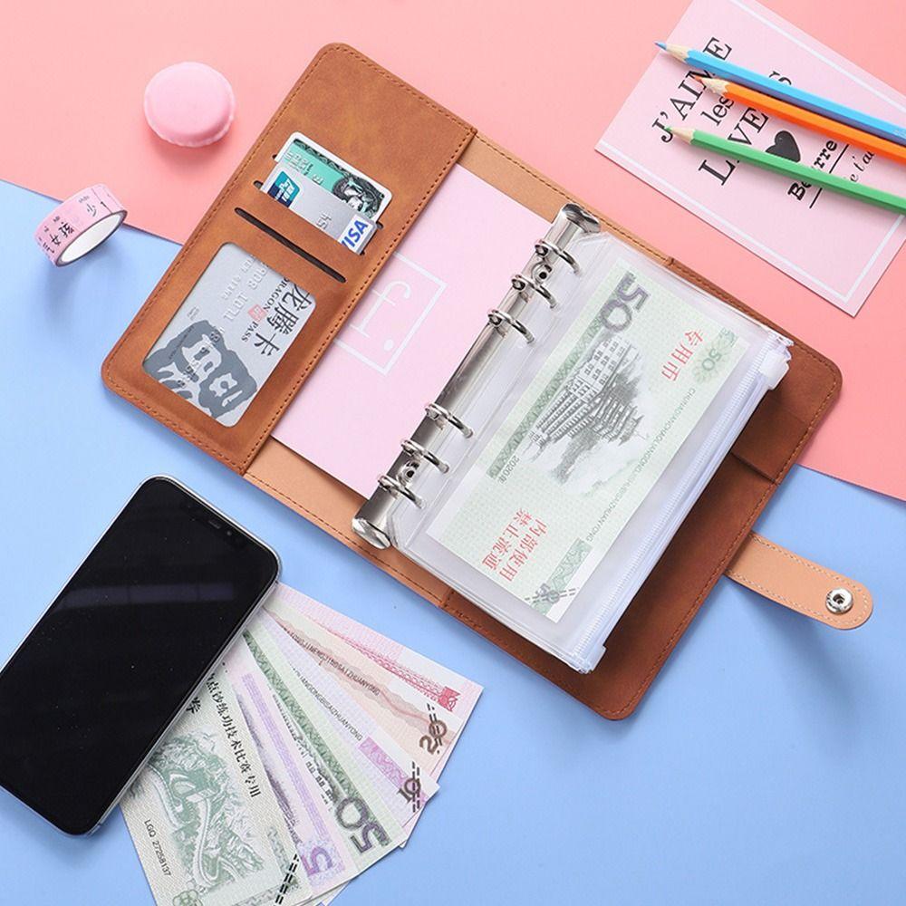 Блокнот с переплетом для бюджета формата А6, конверт для наличных денег, новый переплет для планировщика бюджета