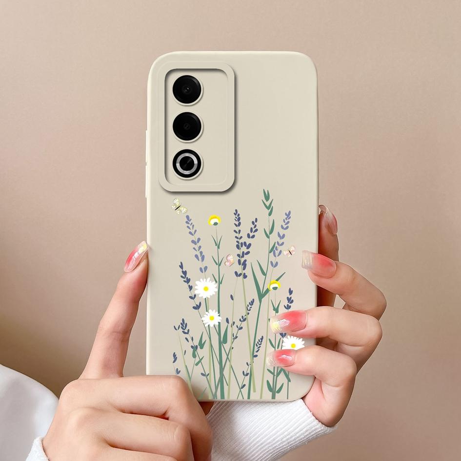 Чехол для OPPO Narzo 70 Pro Realme P1 Pro A3 Pro Забавный узор авокадо Чехлы Защитная пленка для экрана Жидкий силиконовый окрашенный корпус с защитой от падения для OPPO