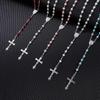 6mm Rosary Beads Rosary Beads Catholic Necklace Simple Style Women Necklace  for Teenage Girl
