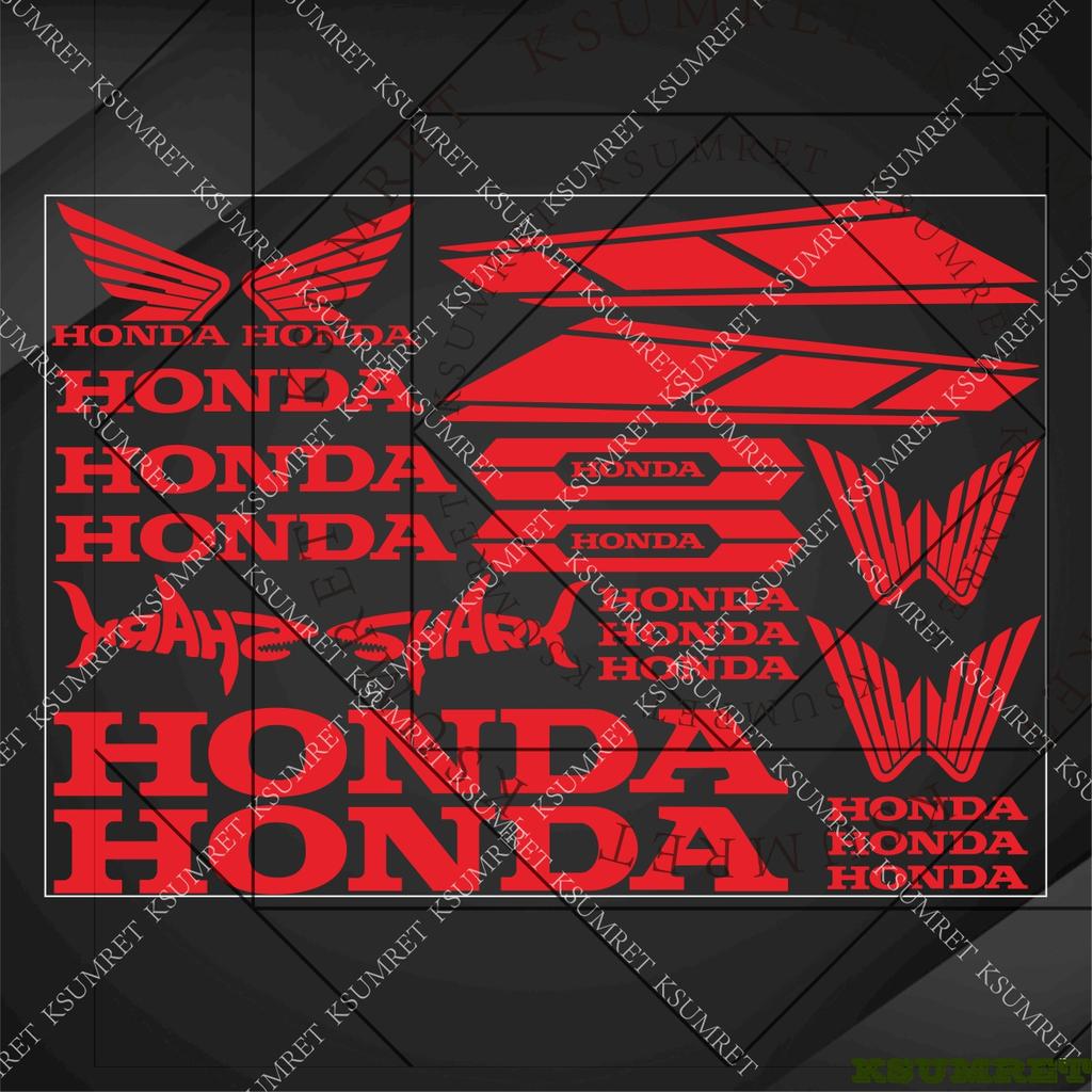 For Honda Motorcycle Sticker Decals Helmet Logo