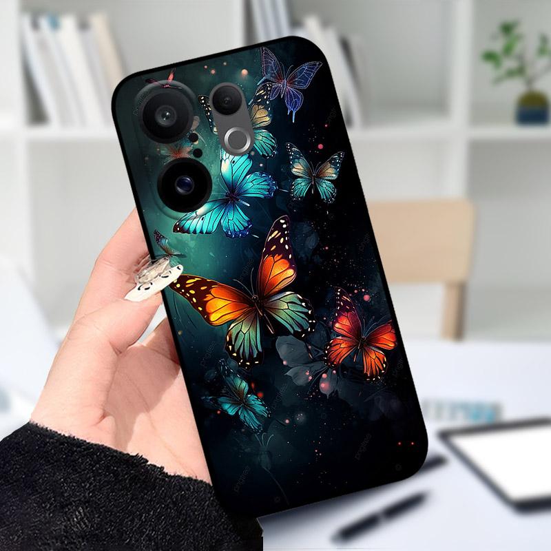 Для Vivo S30 Pro Mini X200 FE Чехол Мягкий ТПУ Силиконовый Ударопрочный Задняя Крышка Для Vivo X200FE S30ProMini V2503 V2465A Чехол Fundas