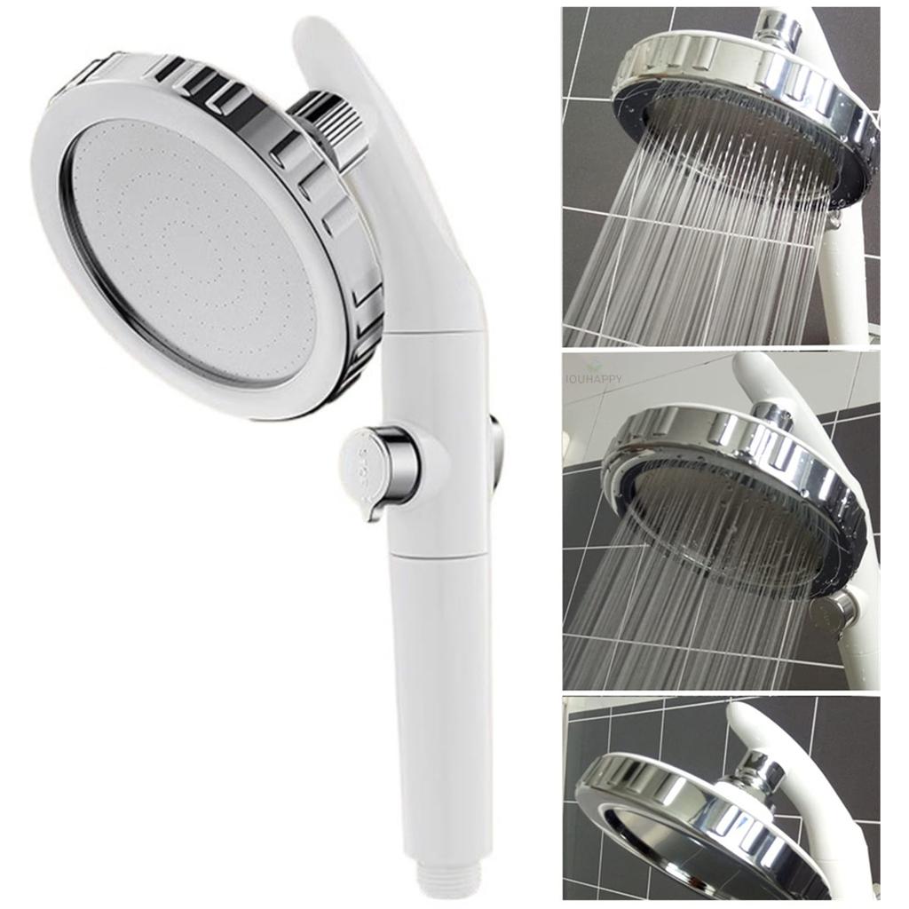New Handheld Bathroom Shower Head with Stop Button Water Saving High Pressure High Quality Shower Head Filter Rainfall Showe