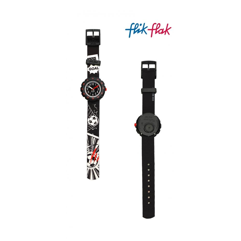 Flik Flock Fpsp064 Часы Nato для юных любителей спорта с изображением ворот
