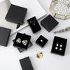2Pcs Storing Decorative Practical Minimalist Wedding Ring Necklace Brooch Pendant Packing Box Earring Box