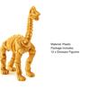 12 шт. Фигурка динозавра образовательная реалистичная пластиковая интеллектуальная развивающая форма скелета динозавра для детей